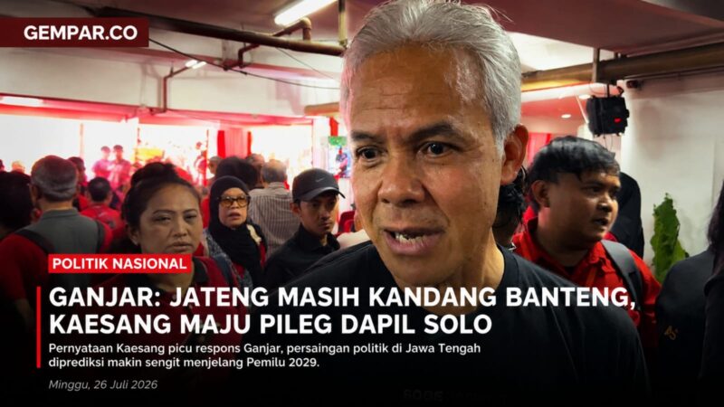 Ganjar Pranowo menegaskan Jawa Tengah masih menjadi 