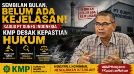 Komunitas Madani Purwakarta (KMP) mendesak penanganan laporan dugaan tindak pidana lingkungan hidup PT SunFu Indonesia dilakukan secara profesional, objektif, transparan, dan akuntabel.