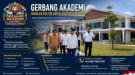 Tim pendiri dan pengurus Gerbang Akademi – Sekolah Politik Partai Rakyat Indonesia melakukan peninjauan lokasi yang akan menjadi pusat pendidikan politik dan pengembangan kader bangsa.