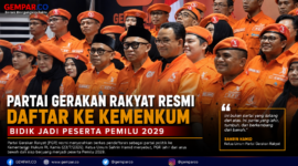 Partai Gerakan Rakyat (PGR) resmi mendaftarkan diri ke Kementerian Hukum sebagai partai politik. 