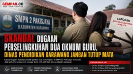 Dugaan hubungan tidak pantas yang melibatkan dua oknum guru di SMPN 2 Pakisjaya menjadi perhatian publik.