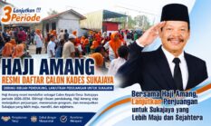 Diiringi Ribuan Pendukung, Haji Amang Kembali Maju: Lanjutkan Perjuangan untuk Sukajaya