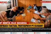 Komunitas Madani Purwakarta (KMP) meminta DLH Kabupaten Purwakarta melakukan verifikasi faktual dan teknis terhadap pengelolaan lingkungan PT Elegant Textile Industry.