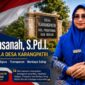 Hj. Nurhasanah, S.Pd.I. — membawa semangat perubahan menuju Karangpatri yang maju, sejahtera, religius, transparan, dan berdaya saing.