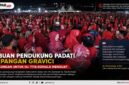 Ribuan pendukung menghadiri Silaturahmi Akbar SAHATI di Lapangan Gravici, Desa Kedungwaringin, Kabupaten Bekasi, Sabtu (5/9/2026) malam, sebagai bagian dari rangkaian menjelang Pemilihan Kepala Desa Kedungwaringin.