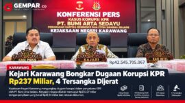 Kejari Karawang membongkar dugaan korupsi KPR PT Bumi Artha Sedayu (BAS) dengan potensi kerugian negara mencapai Rp237 miliar.