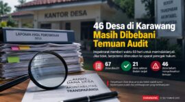 Caption:
Persoalan 46 desa tidak cukup dilihat dari adanya temuan audit. Yang perlu ditelusuri ialah jenis temuan, nilai yang harus dipulihkan, pihak yang bertanggung jawab, serta status tindak lanjut masing-masing desa.