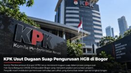 Caption:
KPK melakukan OTT di Jabodetabek terkait dugaan korupsi pengurusan HGB di Kabupaten Bogor, Jawa Barat, pada 14 September 2026.
