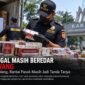 Ilustrasi petugas Bea Cukai memeriksa rokok tanpa pita cukai dalam upaya menekan peredaran rokok ilegal di Karawang, Jawa Barat.