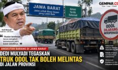 Dedi Mulyadi Tegaskan Truk ODOL Tak Boleh Melintas Sembarangan di Jalan Provinsi Jabar