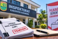Dokumen Laporan Hasil Pemeriksaan (LHP) Inspektorat Kabupaten Karawang menjadi bagian dari proses tindak lanjut temuan menjelang Pilkades Serentak Karawang 2026. 