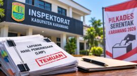 Dokumen Laporan Hasil Pemeriksaan (LHP) Inspektorat Kabupaten Karawang menjadi bagian dari proses tindak lanjut temuan menjelang Pilkades Serentak Karawang 2026. 