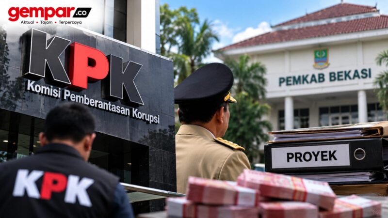 Ilustrasi: Penyidikan KPK terhadap dugaan suap ijon proyek di lingkungan Pemerintah Kabupaten Bekasi. KPK membuka peluang memeriksa Plt Bupati Bekasi Asep Surya Atmaja.