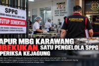 Ilustrasi: Dapur SPPG Karawang yang sempat ditutup sementara untuk perbaikan fasilitas, sementara salah satu pengelolanya diperiksa Kejagung.
