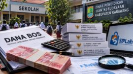 Ilustrasi: Pengelolaan Dana BOSP di Kabupaten Karawang yang menjadi sorotan setelah muncul temuan senilai Rp879,18 juta pada empat satuan pendidikan.