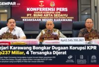 Kejari Karawang menyita Rp42,44 miliar dari rekening escrow PT BAS dalam kasus dugaan korupsi KPR dengan kerugian negara sementara Rp237,07 miliar.