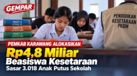 Ilustrasi pendidikan kesetaraan di Karawang. Pemkab Karawang mengalokasikan Rp4,8 miliar beasiswa untuk 3.018 anak tidak sekolah, dengan pengawasan pelaksanaan menjadi perhatian.