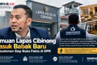 Temuan Ombudsman terkait kondisi Lapas Cibinong menjadi perhatian Kementerian Imigrasi dan Pemasyarakatan.