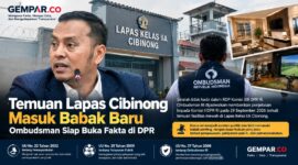 Temuan Ombudsman terkait kondisi Lapas Cibinong menjadi perhatian Kementerian Imigrasi dan Pemasyarakatan.