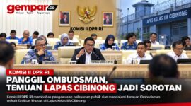 Komisi II DPR RI bersama Ombudsman RI membahas pengawasan pelayanan publik dan menindaklanjuti temuan Ombudsman di Lapas Kelas IIA Cibinong. Dok. Istimewa