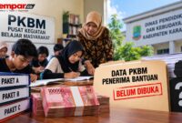 Ilustrasi bantuan pendidikan ATS melalui PKBM Karawang.