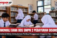 Ilustrasi siswa belajar di perpustakaan sekolah di tengah sorotan pengelolaan Dana BOS.