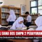 Ilustrasi siswa belajar di perpustakaan sekolah di tengah sorotan pengelolaan Dana BOS.