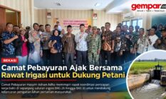 Camat Pebayuran Ajak Bersama Rawat Irigasi untuk Dukung Petani
