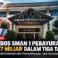 SMAN 1 Pebayuran, Kabupaten Bekasi. Pengelolaan Dana BOS sekitar Rp5,87 miliar selama 2023–2025 menjadi sorotan setelah sejumlah pos anggaran, termasuk administrasi dan pemeliharaan sarana-prasarana, mencatat nilai cukup besar.