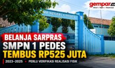 Belanja Sarpras SMPN 1 Pedes Tembus Rp525 Juta, Apa Saja yang Dikerjakan?