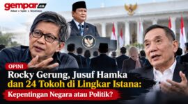 Masuknya 26 tokoh ke Wantimpres menguji arah baru lingkar kekuasaan Presiden Prabowo.