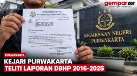 Kejari Purwakarta menindaklanjuti laporan dugaan persoalan pengelolaan DBHP Kabupaten Purwakarta 2016–2025 dengan melakukan penelitian atas laporan tersebut.