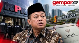 Menteri ATR/BPN Nusron Wahid yang dijadwalkan menjalani pemeriksaan KPK terkait penyidikan dugaan suap pengurusan HGB PT Summarecon.