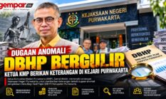 Dugaan Anomali DBHP Bergulir, Ketua KMP Berikan Keterangan di Kejari Purwakarta