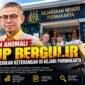 Ketua KMP Zaenal Abidin memberikan keterangan terkait dugaan anomali pengelolaan DBHP di Kejari Purwakarta.
