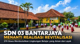 Aktivitas siswa SDN 03 Bantarjaya, Kabupaten Bekasi, di tengah penantian realisasi bantuan revitalisasi sekolah.
