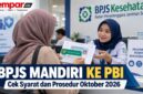 Ilustrasi prosedur peralihan BPJS Mandiri ke PBI bagi masyarakat yang memenuhi syarat.