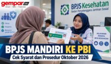 Ilustrasi prosedur peralihan BPJS Mandiri ke PBI bagi masyarakat yang memenuhi syarat.