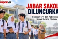 Program Jabar Sakola hadir untuk meringankan biaya pendidikan siswa kurang mampu di Jawa Barat.