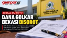 LSM GANAS mendesak audit dana Golkar Kabupaten Bekasi 2022–2025 menyusul dugaan SPJ fiktif dan pemalsuan tanda tangan pengurus.