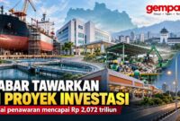 Pemprov Jabar menawarkan 11 proyek investasi senilai Rp 2,072 triliun. (Ilustrasi: gempar.co)