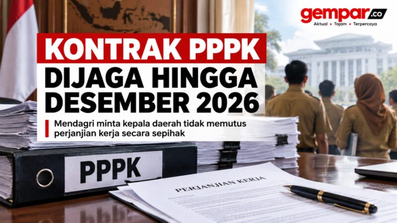 Mendagri larang pemutusan kontrak PPPK secara sepihak hingga Desember 2026.