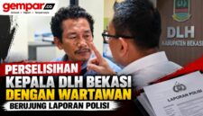 Perselisihan Kepala DLH Bekasi dengan wartawan berujung laporan polisi dan memicu sorotan insan pers.