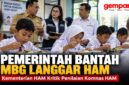 Ilustrasi polemik MBG. Kementerian HAM membantah penilaian pelanggaran HAM oleh Komnas HAM dan menilai pelaksanaan program perlu dilihat secara proporsional.