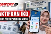 Disdukcapil Kota Bekasi mengimbau warga mengaktifkan IKD untuk mendukung akses Perlinsos digital.